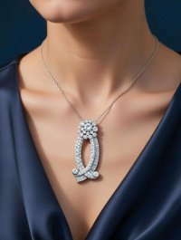 Platin-Anhänger 950 mit 5,8 ct Diamant F-H/VS - Bild 5