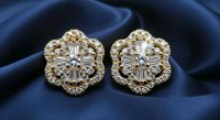 Ohrringe 750 Gold 0,8ct Diamant VVS F-H - Bild 5