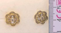 Ohrringe 750 Gold 0,8ct Diamant VVS F-H - Bild 6