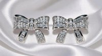 Ohrringe 750 Gold 0,56 ct Diamant Stecker - Bild 2
