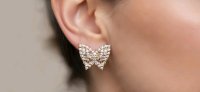 Ohrringe 750 Gold Creolen 1,6 ct Diamant - Bild 2