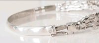 Armreif 750 Gelbgold 3 ct Diamant H-J VS - Bild 4