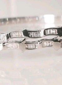 Armreif 750 Gelbgold 3 ct Diamant H-J VS - Bild 6