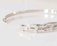 Armreif 750 Gelbgold 3 ct Diamant H-J VS - Bild 11
