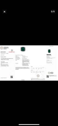Verlobungsring 750 Gold Smaragd 13,01 ct Diamant - Bild 11