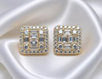 Ohrringe 585 Gold Creolen Diamant 0,82 ct - Bild 1