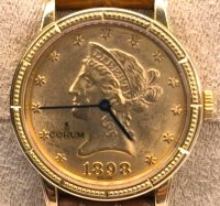 Corum Goldmünzenuhr 750 Gelbgold - Bild 1