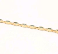 Armreif 585 Gold mit Blau-Topas 4,34 ct - Bild 6