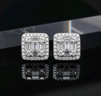 Creolen 585 Gelbgold 0,82 ct Diamant F-H VVS - Bild 2