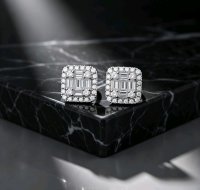 Creolen 585 Gelbgold 0,82 ct Diamant F-H VVS - Bild 5
