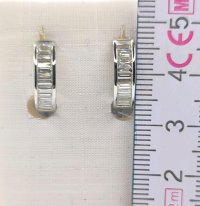 Ohrringe 585 Gold Diamant 0,62 ct Stecker Creolen - Bild 7