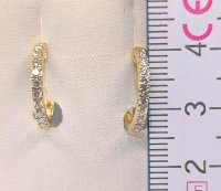 Ohrringe 585 Gelbgold 0,43 ct Diamant Stecker - Bild 6