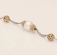 Armreif 750 Gold 0,75 ct Diamanten & Saphir - Bild 3
