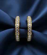 Ohrringe 585 Gold Ohrstecker Diamant 0,19 ct - Bild 1