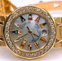Corum Admirals Cup 750 Gold Diamanten - Bild 1