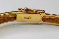Armreif 585 Gelbgold mit 0,45 ct Diamant - Bild 5