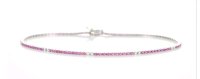 Armband 750 Gold mit Rubin & Diamant 1,41 ct - Bild 4