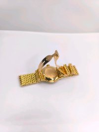 Armbanduhr Cartier Riviera 750 Gelbgold Diamanten Box - Bild 6