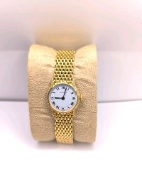 Armbanduhr Cartier Riviera 750 Gelbgold Diamanten Box - Bild 7
