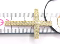 Kreuz-Anhänger 585 Gelbgold mit 0,25 ct Diamant - Bild 7