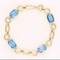 Armreif 585 Gelbgold mit 5 ct Spinell - Bild 3