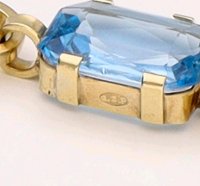 Armreif 585 Gelbgold mit 5 ct Spinell - Bild 4