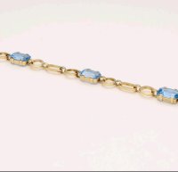 Armreif 585 Gelbgold mit 5 ct Spinell - Bild 7