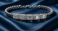Tennisarmband 750 Gold 0,82 ct Diamant - Bild 1