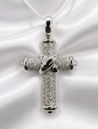 Kreuzanhänger 585 Gold mit 0,66 ct Diamant - Bild 4