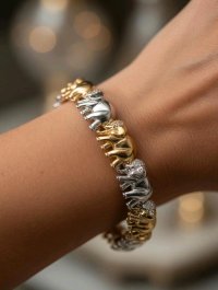 WEMPE Armreif 750 Gold 0,8 ct Diamant - Bild 3