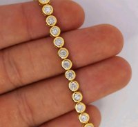 Tennisarmband 750 Gold 2,24 ct Diamant - Bild 2