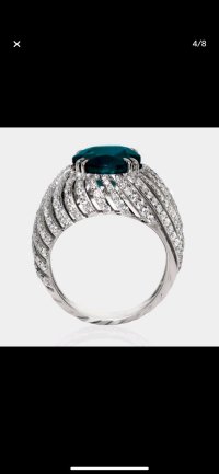 Verlobungsring 585 Gold Saphir Diamant - Bild 4