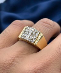 Siegelring 585 Gelbgold mit 0,5 ct Diamant - Bild 2