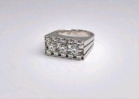 Siegelring 750 Gold mit 0,8 ct Diamant - Bild 1