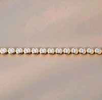 Tennisarmband 750 Gold 1,6 ct Diamant - Bild 8