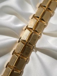 Armreif 585 Gelbgold 14 Karat Massiv Breit - Bild 3