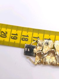 Armreif 585 Gelbgold massiv breit - Bild 5