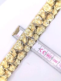 Armreif 585 Gelbgold massiv breit - Bild 7