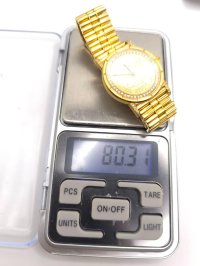 Corum Coin Uhr 750 Gelbgold Diamanten - Bild 2