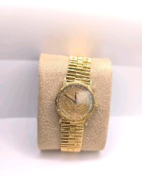 Corum Coin Uhr 750 Gelbgold Diamanten - Bild 12