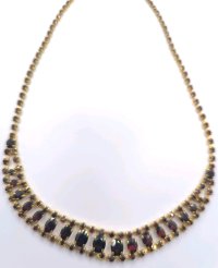 Granat-Collier 333 Gold - Bild 8