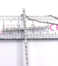 Kreuz-Anhänger 750 Gelbgold mit Collier - Bild 5