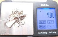 Kreuz-Anhänger 750 Gelbgold mit Collier - Bild 7