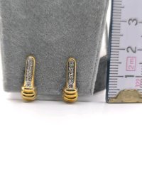 Ohrringe 585 Gelbgold 0,5 ct Diamant F-H VVS - Bild 3