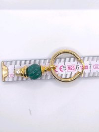 Ohrringe 585 Gelbgold mit Perle und Jade - Bild 4