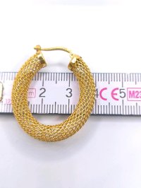 Ohrstecker Creolen 585 Gelbgold 14 Karat - Bild 6