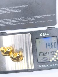 Ohrringe 750 Gelbgold 18K Stecker Creolen Neu - Bild 2