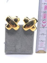 Ohrringe 750 Gelbgold 18K Stecker Creolen Neu - Bild 4