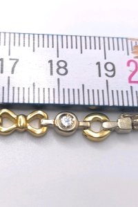 Tennisarmband 750 Gold 0,7 Ct Diamant H-J - Bild 3