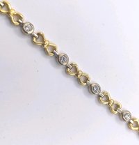 Tennisarmband 750 Gold 0,7 Ct Diamant H-J - Bild 6